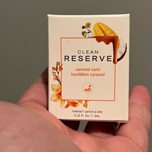 Clean reserve, limited mini roller ball caramel swirl